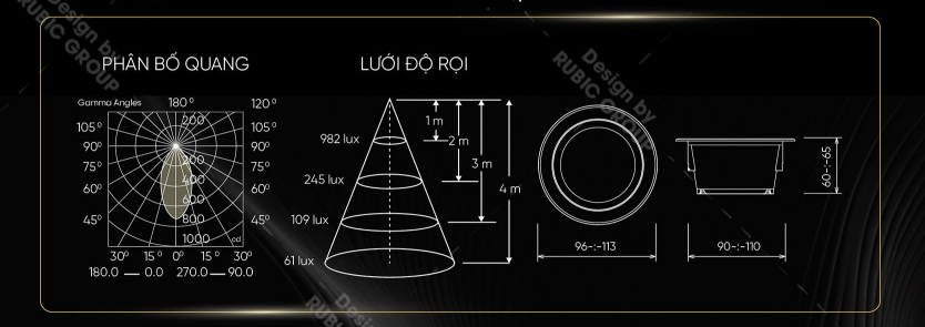 Đèn LED DOWNLIGHT COB đổi màu