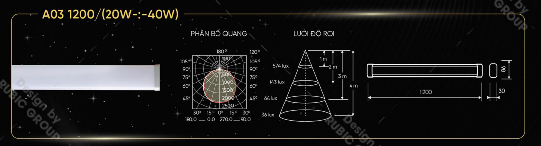 Bộ đèn LED A03