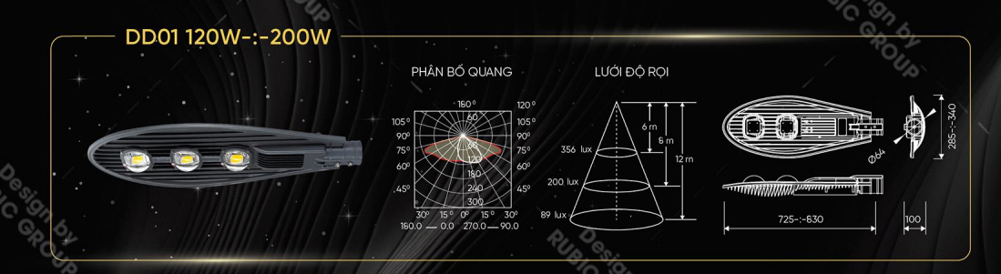 Đèn LED chiếu sáng đường DD01