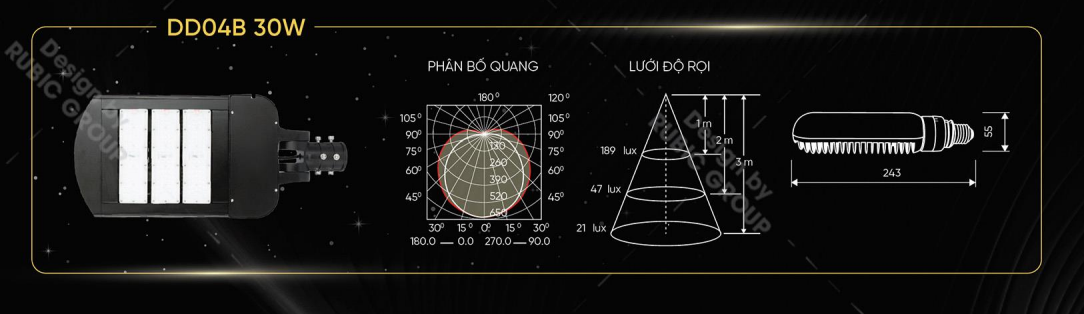 Đèn LED chiếu sáng đường DD04