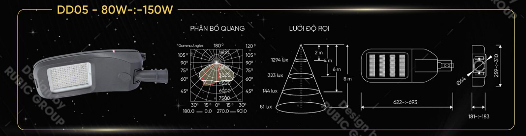 Đèn LED chiếu sáng đường DD05