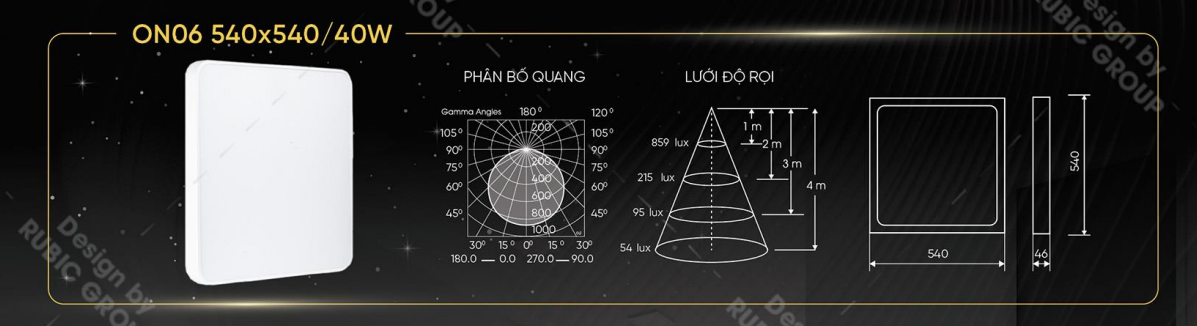 Đèn LED ốp trần ON06